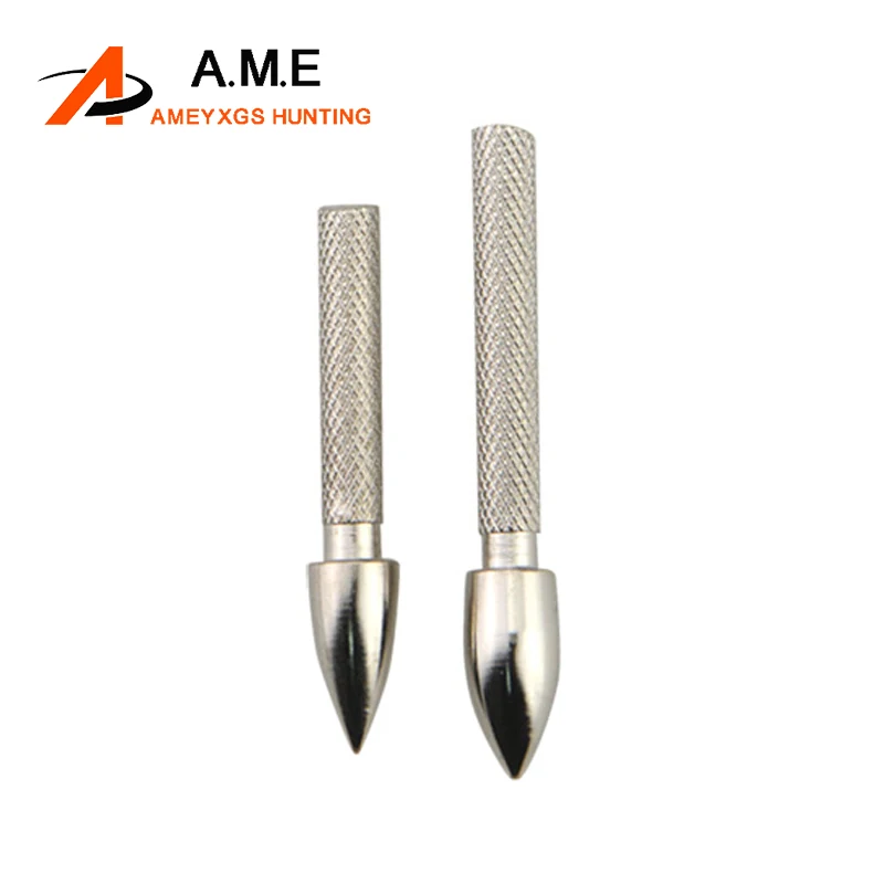 

6/12/24pcs Archery Arrowhead 60/80/100grain Target Arrow Point Stainless Steels for ID4.2mm Arrow Shaft Hunting Shooting