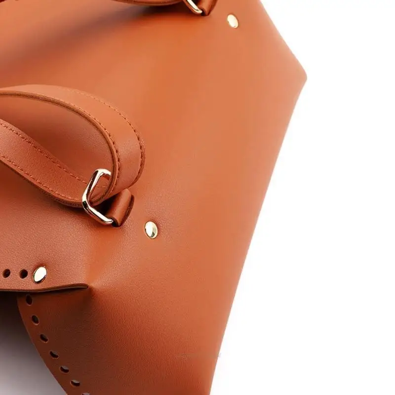 

X5XA Fashionable Craft Backpack Stylish Handmade Daypack Back Craft Accessory Adjustable Strap for Students and