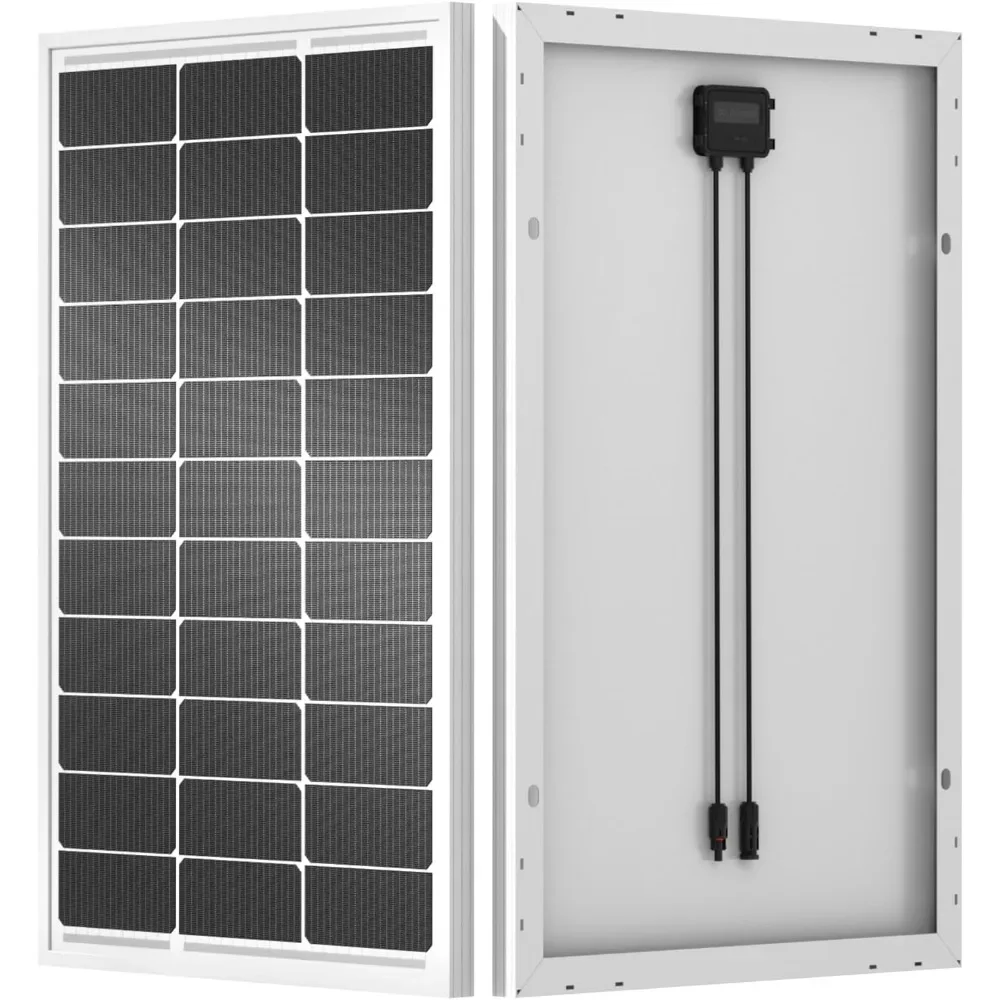 

100 Watt Solar Panel, 12 Volt Monocrystalline Solar Panel High-efficiency Module, RV Ship Caravan Off Grid