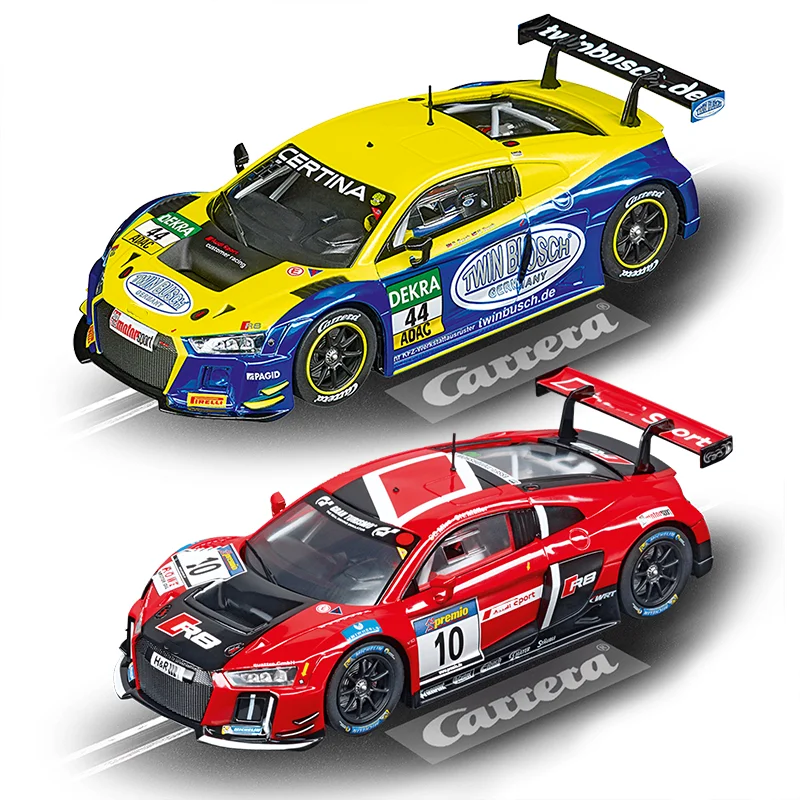 Slot Cars Digital  Carrera 1 32 1/32 132 30851 30770 R8 LMS Twin Busch No 44 No 10