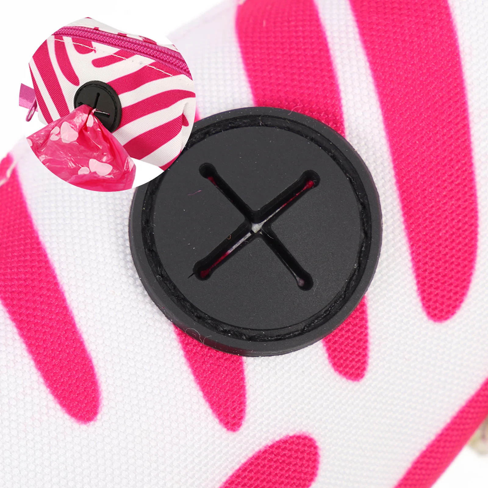 

Convenient Dog Bag Holder Outdoor Bag Dispenser Portable Lightweight Hanging Buckle Design Breathable Material