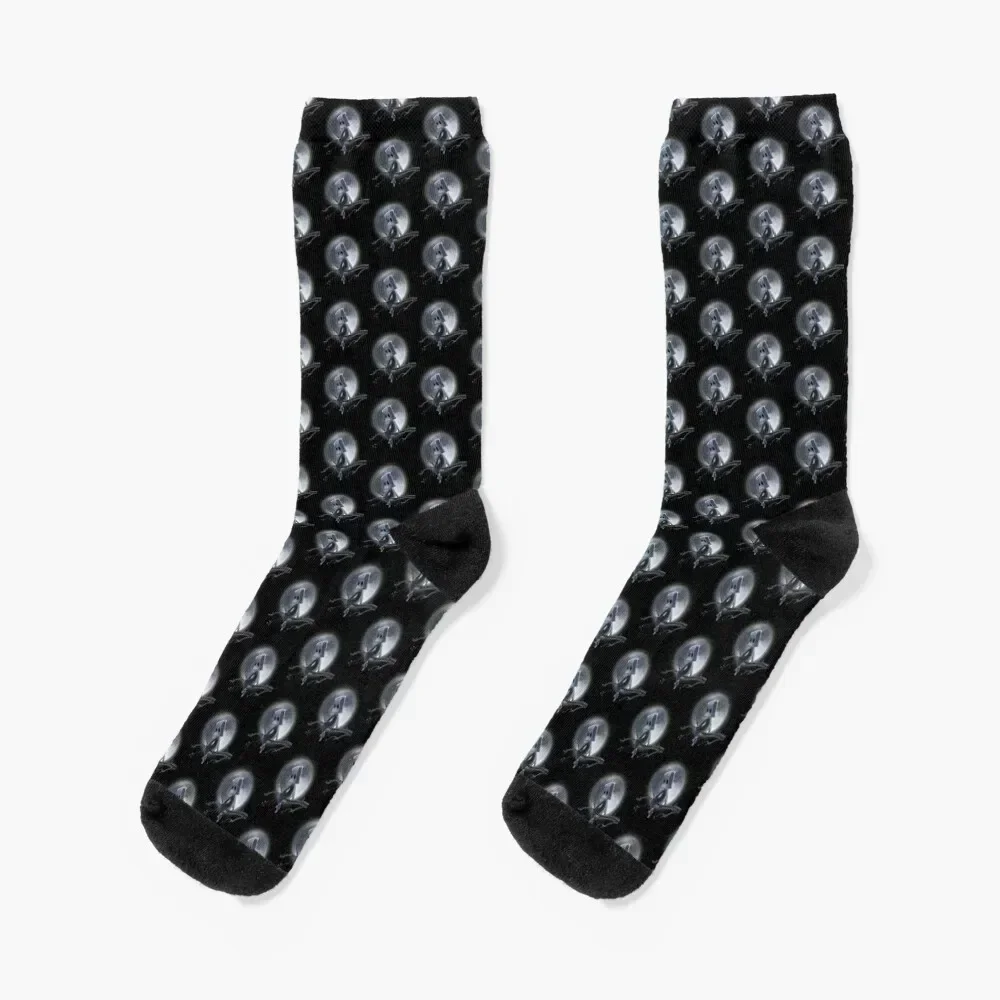 Mono Under the Moon Socks happy new in's Socks Men Women's