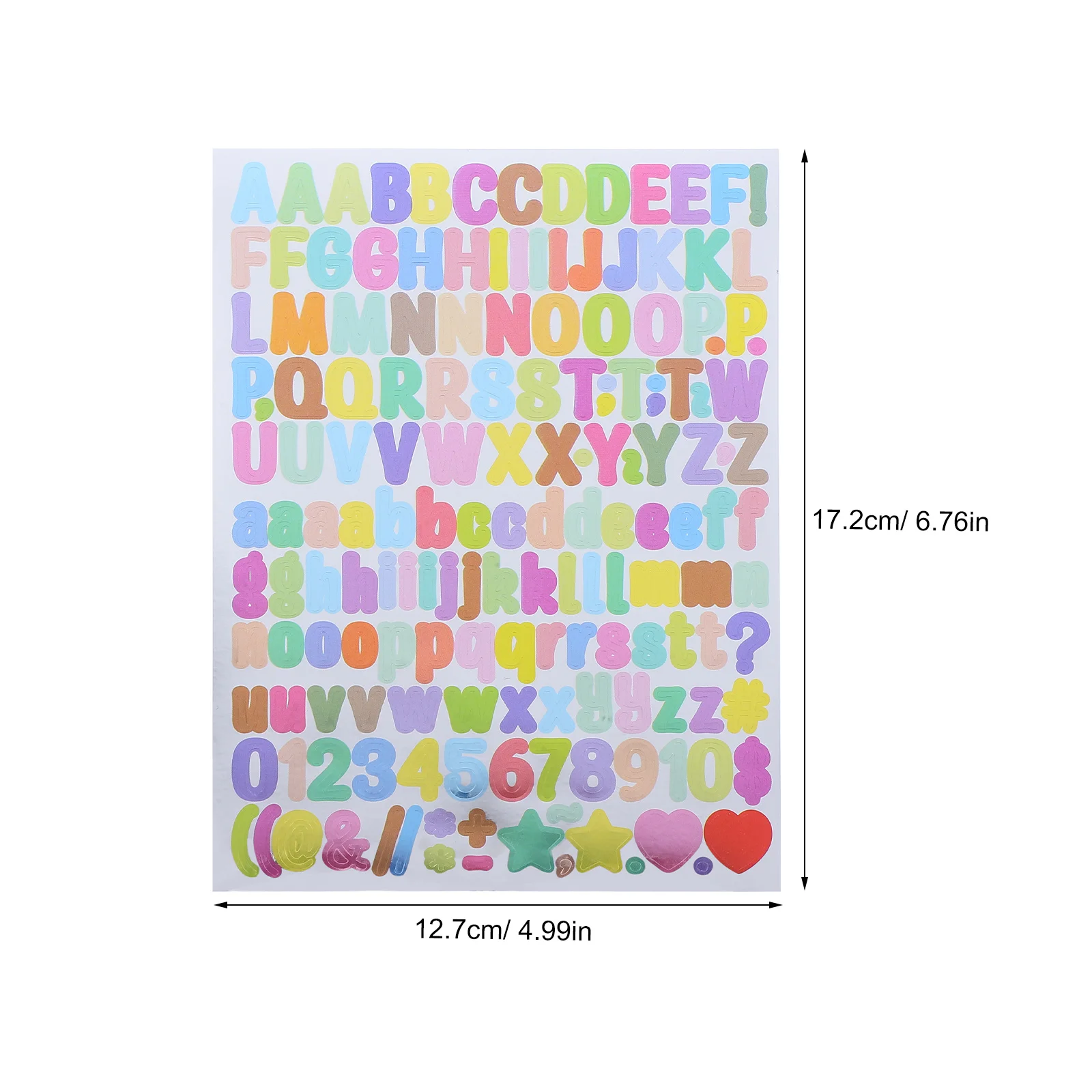 10 قطعة ملصقات أرقام الأبجدية ذاتية اللصق متدرجة اللون من الفينيل سجل القصاصات الحروف DIY بها بنفسك لوازم الحرفية لدفاتر المجلات #3