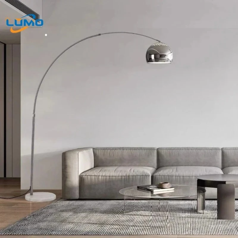 

Italian Designer Marble Base Floor Lamp with Foot Switch LED E27 Minimalist Modern Standing Lamp Living Room Bedroom Restaurant