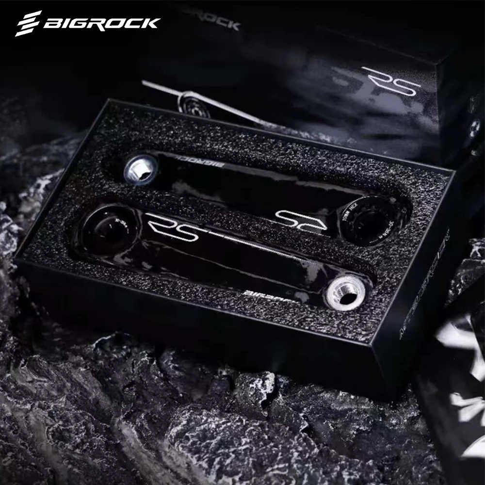 

Bigrock RS Carbon Crank160/165/167.5/170/172.5/175 Велосипедные детали 354g Шатуны для шоссейного велосипеда для оси BCD110 24 мм для шатунов Sram