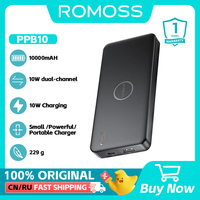 ROMOSS  Power Bank 10000mAh 10W PPB10 Fast Charging Powerbank PD1.0 QC3.0 Portable Battery Charger For xiaomi iphone Huawei