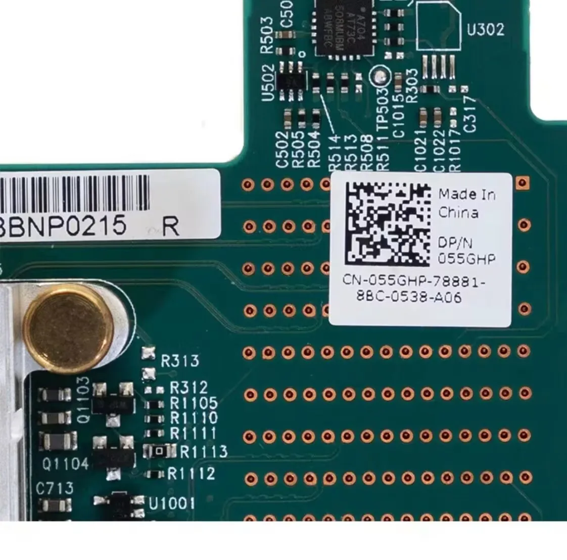 لديل 055GHP 55GHP M620 M820 M520 M610 بليد ثنائي المنفذ 10 جيجابت بطاقة الشبكة