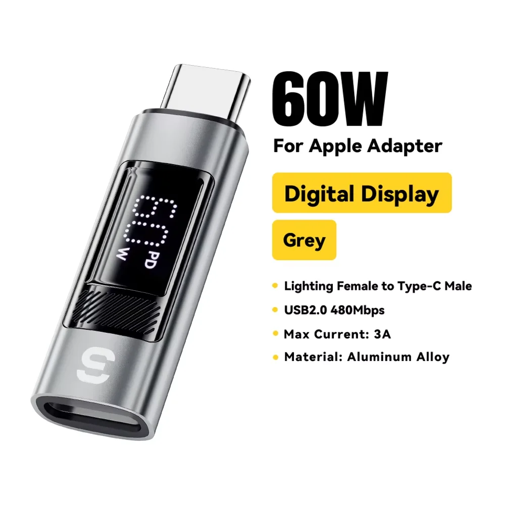 Essager USB C Display OTG Adapter PD 30 W Schnellladung Typ-C Buchse auf Lightning Stecker für iPhone 15 14 13 Konverter