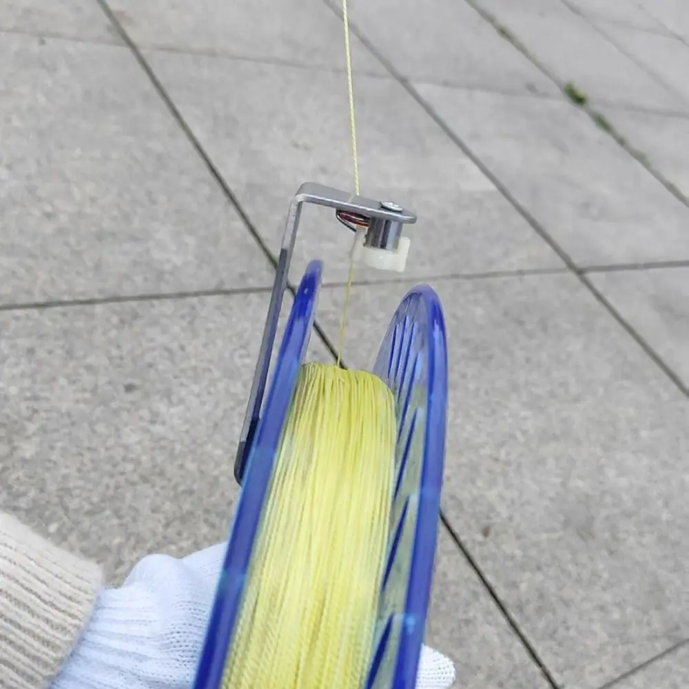 ラウンドカイトリールワインダー 300 メートル-1000 メートルカイトラインカイトワイヤー付きカイトロール耐久性のあるクリスタルカイトアクセサリー