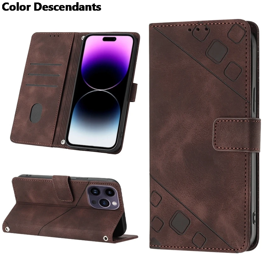 Business Wallet Flip Leather Case For iphone 14 13 12 11 Pro Max X XS XR 7 8 6 6S Plus SE 2022 2 2020 Card Insertion Book Cover