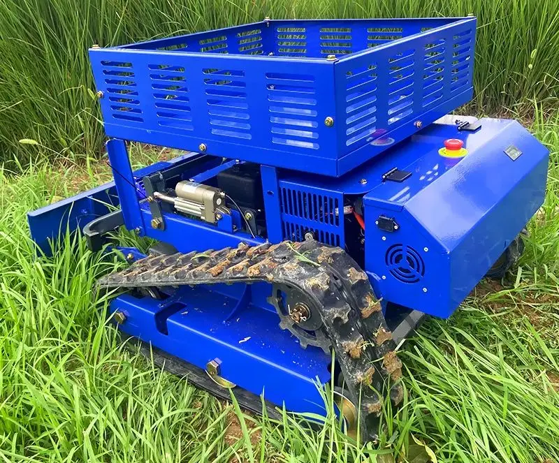 

Индивидуальный высокоэффективный гусеничный робот с дистанционным управлением, газонокосилка, газонокосилка для травы, роботизированная газонокосилка