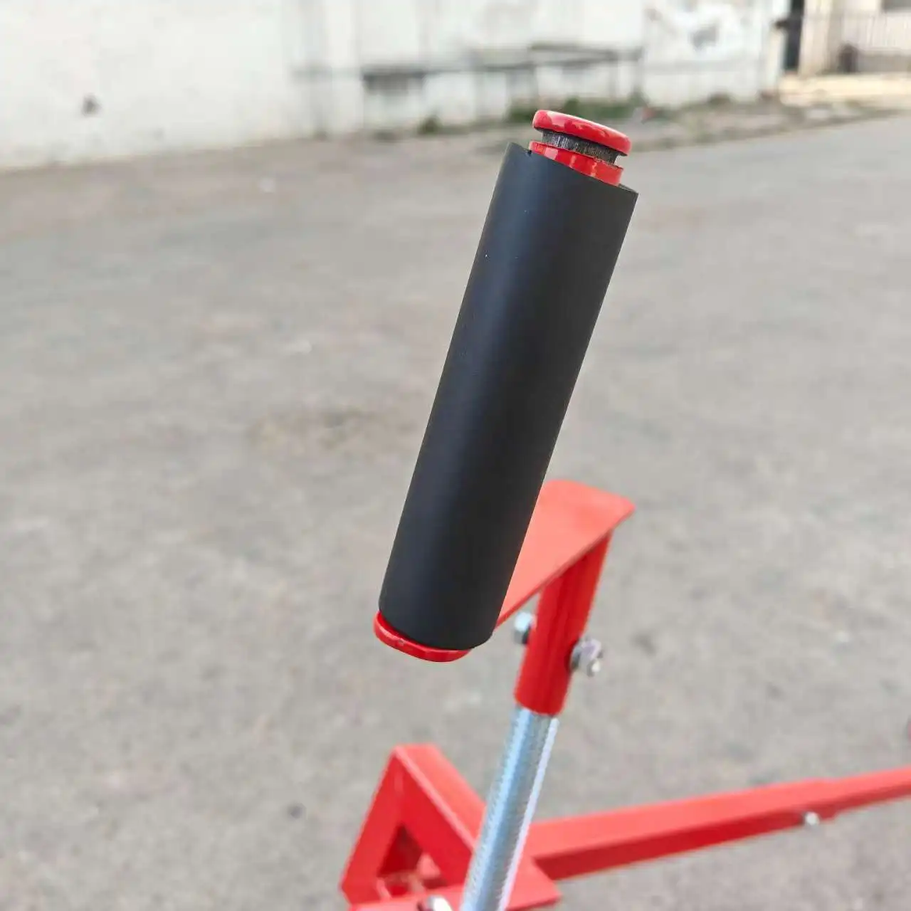 Lawn machine repair bracket ATV jack