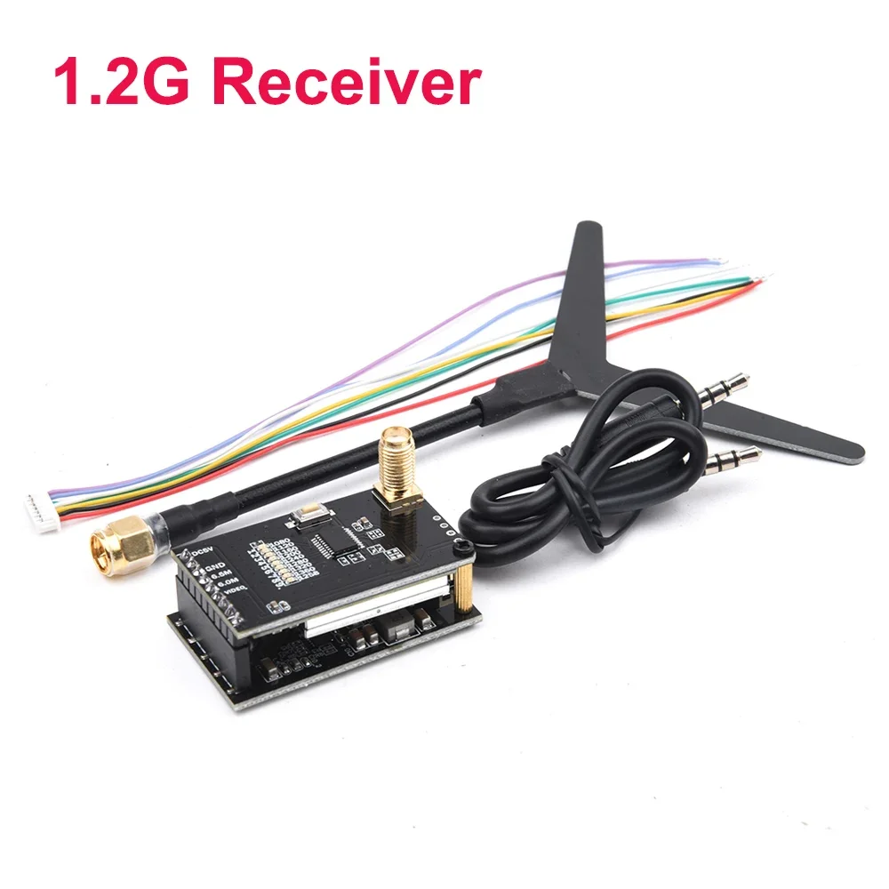 FPV 1.2ghz 1.2G 0.1mW/25mW/200mW/1000mW 8CH Transmitter TX & Receiver RX FPV Combo for RC Models Drone Quad Enhancement Booster