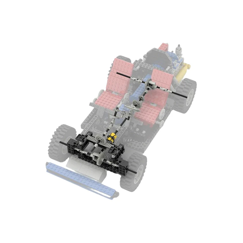 713pcs MOC Four Wheel Drive MOD Technical Model Building Blocks Christmas Gifts Construction Idea Education Creative Toys Brick