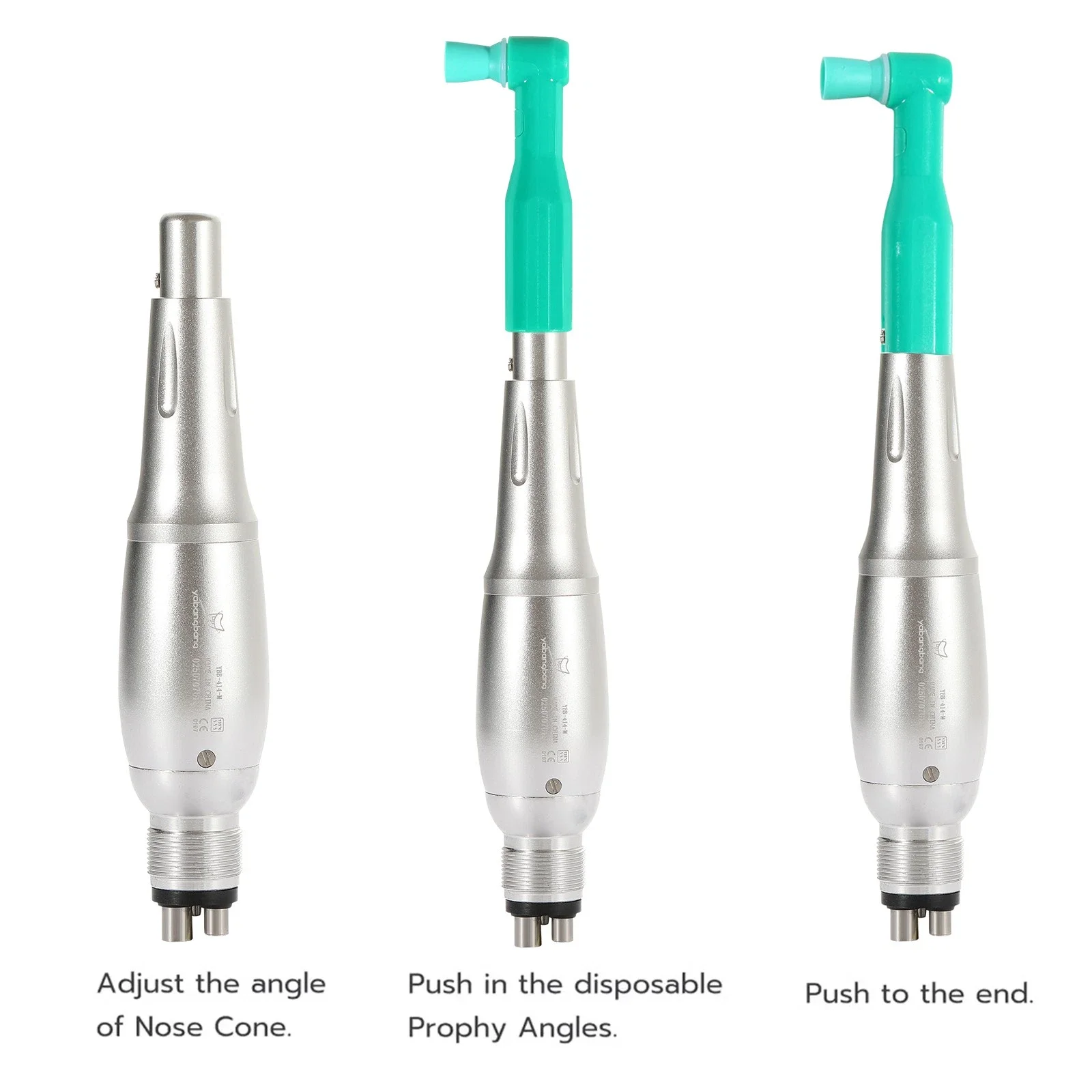 

Dental Hygiene Prophy Handpiece Air Motor 4 Holes With 4:1 Nose Cone 4000rpm