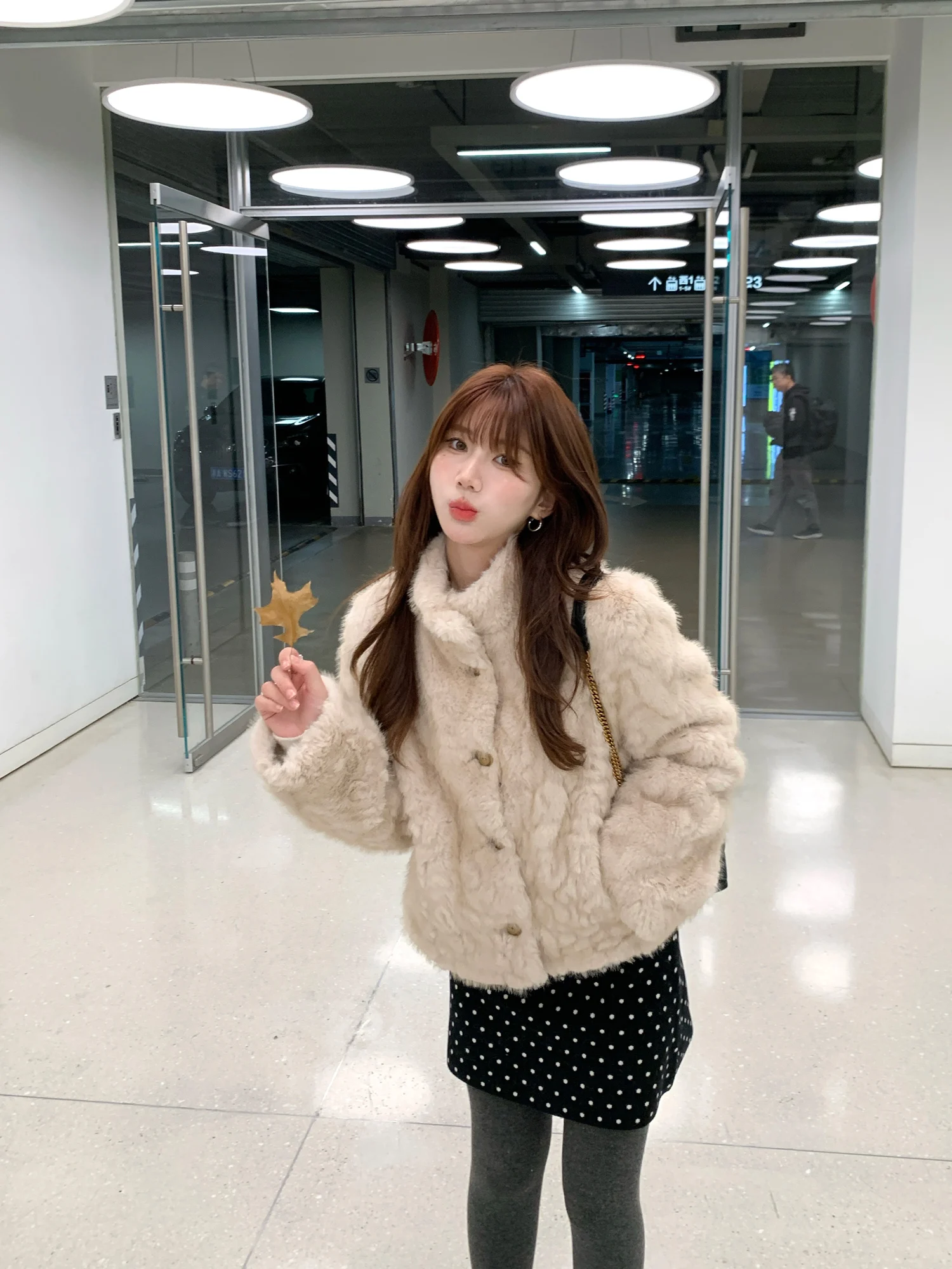 

Berry Casual Sle ort Coat Quilted Polyester Fiber oulder Length Stand Collar Straight Tube Warm Faionable Women's Jaet