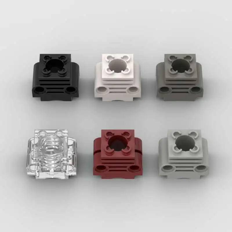10pcs 2850 Engine Cylinder MOC Parts  with Side Slots Brick Building Blocks DIY Toy for Kids Brain Game Birthday Gift