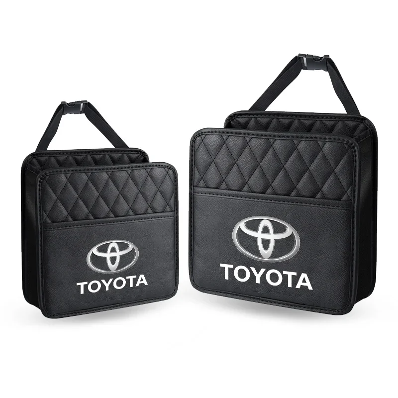 Bolsa de almacenamiento multifunción para asiento trasero, bolsa de almacenamiento con suspensión para coche, para Toyota Prius Avensis Auris Yaris