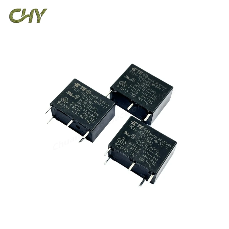 5PCS/lot Relay PCH-105D2H PCH-112D2H PCH-124D2H Set Of Conversions 5PIN 3A 227VAC