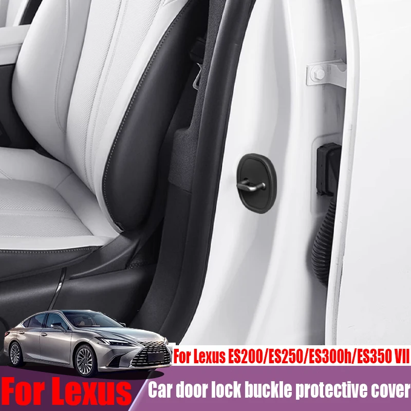 Suitable Lexus ES200/ES250/ES300h/ES350 VII car door lock buckle protective cover car interior decoration accessories waterproof