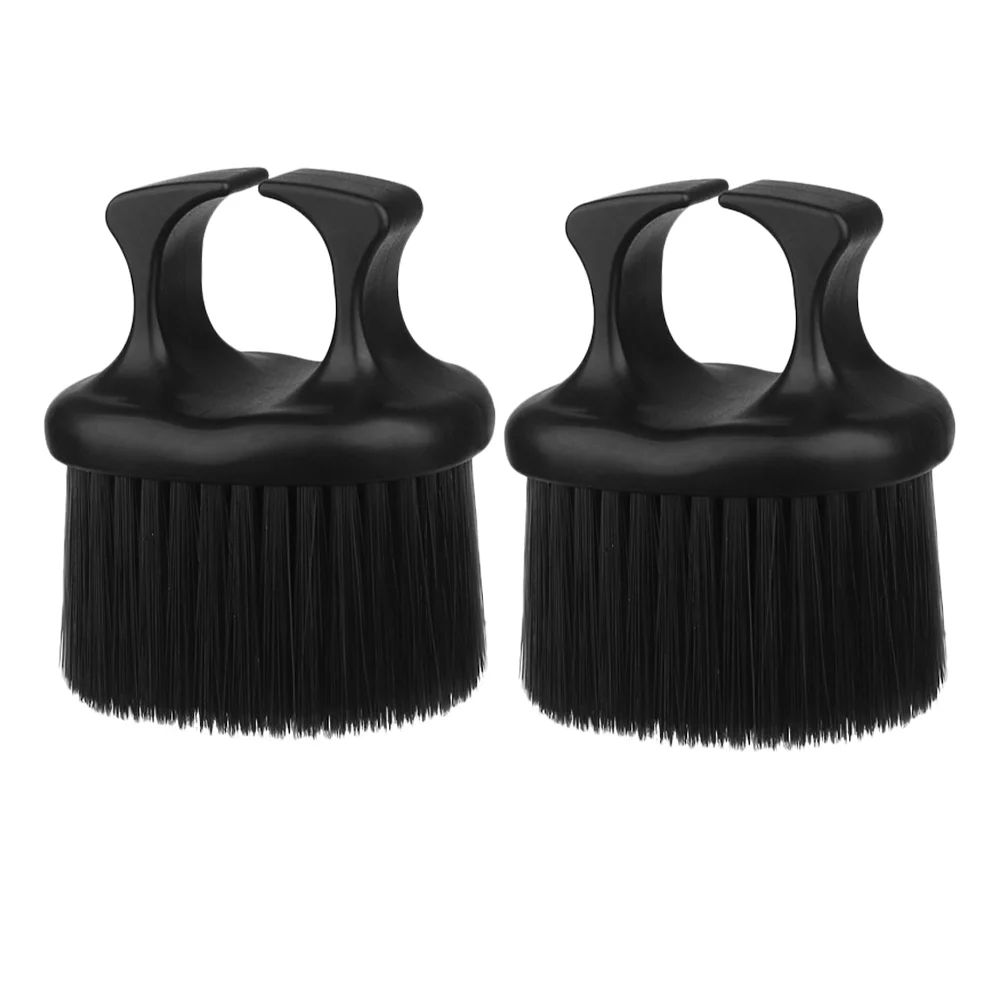 

2 Pcs Retro Oil Brush Beard Grooming Mustache Barber Accessories Hairbrush Round Detangling Nylon Men Travel Combs for