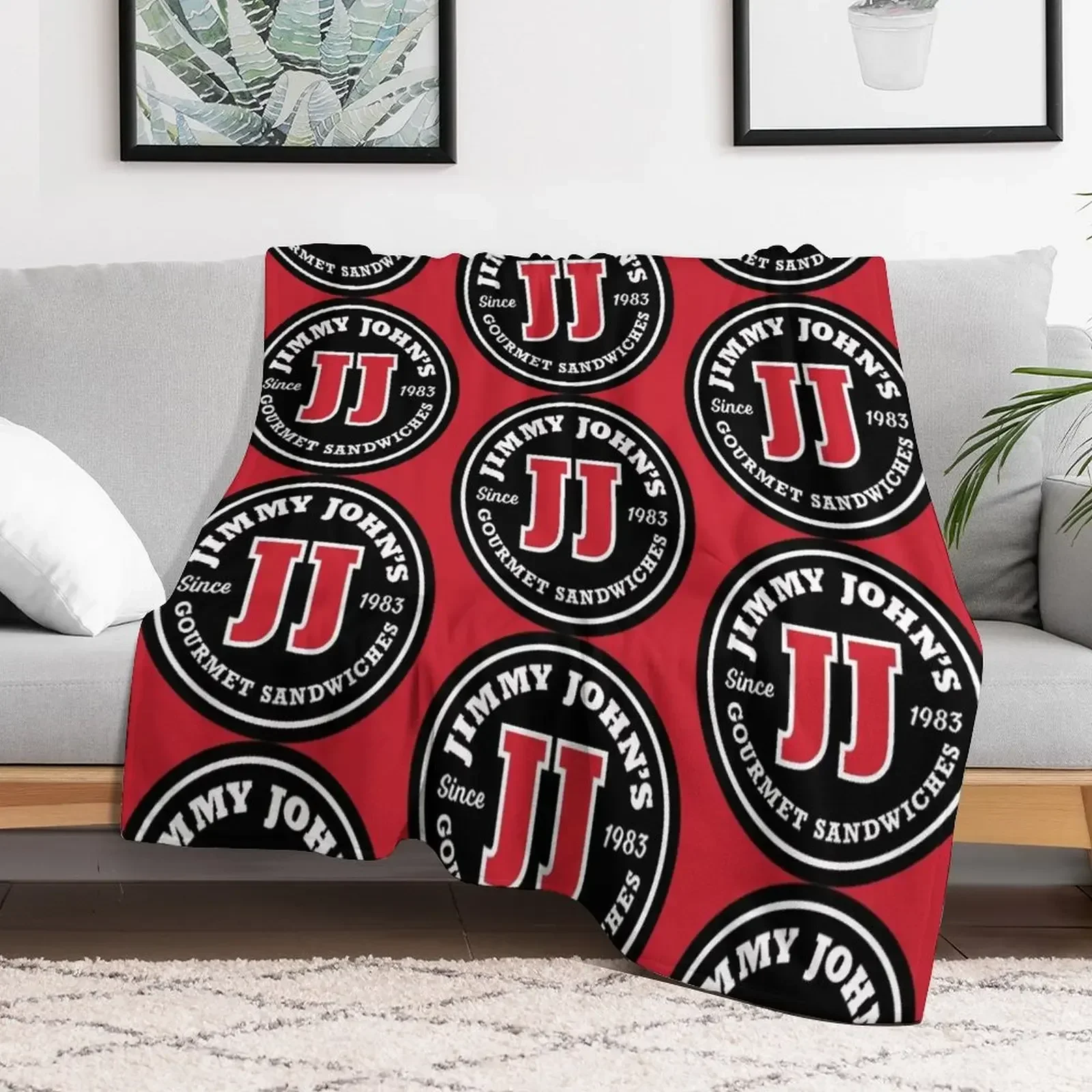 Resto Sandwich Jimmy John's Throw Blanket for babies Decorative Throw Blankets