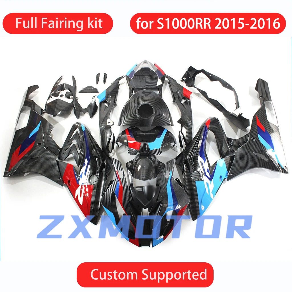 

Fit For BMW S1000 RR 2015 2016 Cool Fairing Kit S1000RR 15 16 ABS Cowling Motorcycle Bodywork Fairings Carbon Fibre