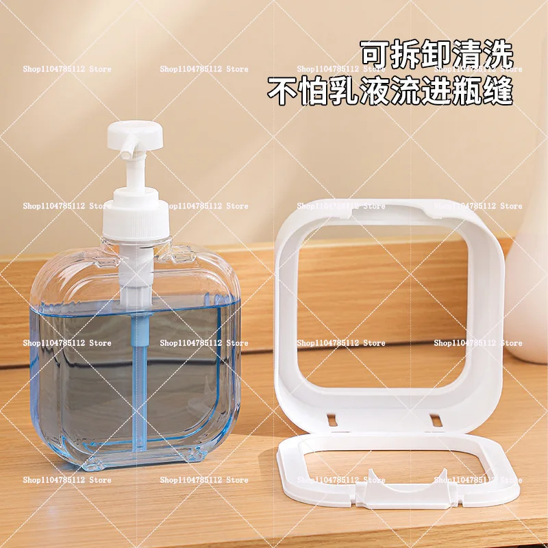Snoopys Soap Dispenser Liquid Hand Pump Kawaii Anime Cartoon Refillable Shampoo Bottle Portable Simple Hand Soap Dispenser Gift view 3