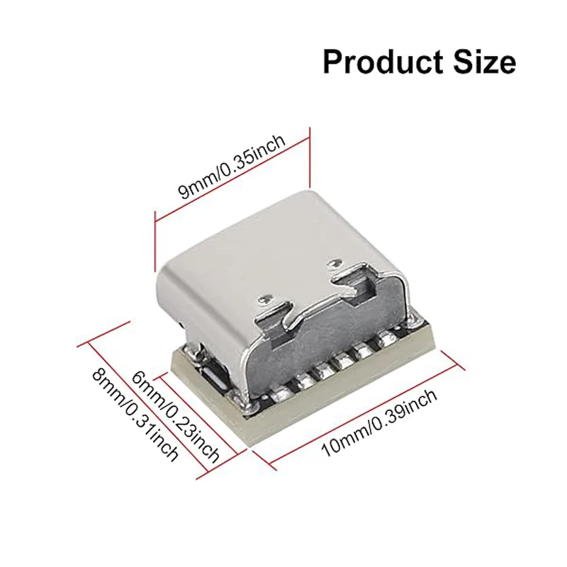 Mini Lithium Battery Charging Board Module 3.7V 4.2V 18650 Lithium Battery Charger Protection Board with Type-C Interface