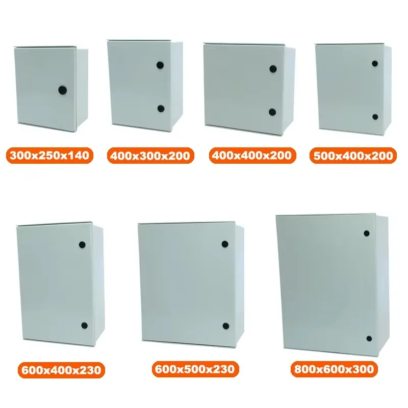 SMC glass fiber distribution box IP65 protection, UV protection, fire protection, waterproof, power equipment box 500x400x200mm