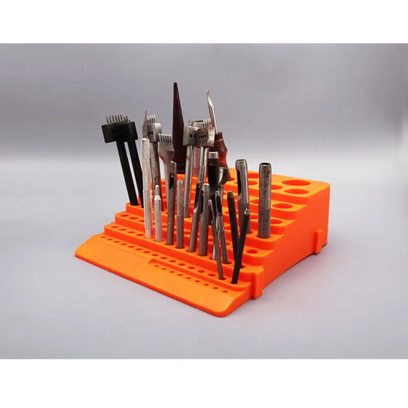 Leather Craft Tools Holder, Rack Stand, Leather Stamp, Punch Accessories, Storage Box, Organizer for Leathercrafts Tools