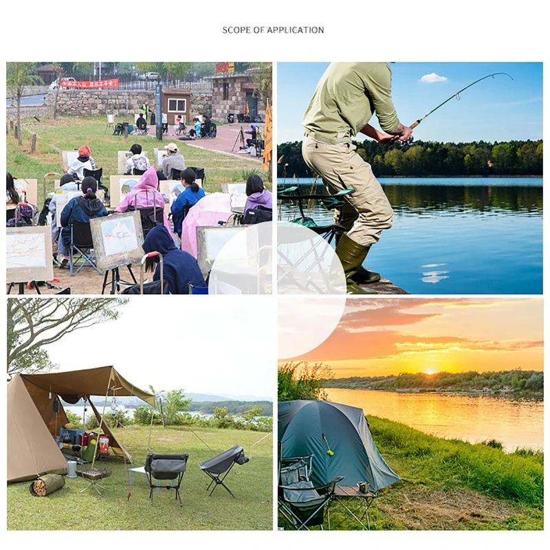 New Outdoor Tourist Ultralight Superhard Metal Folding Camping Chair Portable Bench Stool Fishing Chair Hiking Picnic Seat Chair