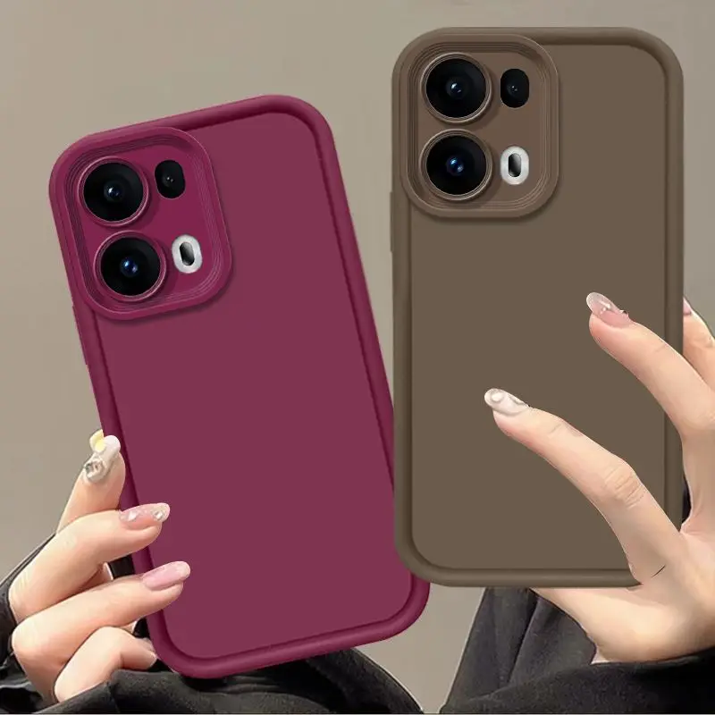 For OPPO Reno 16f reno16 Pro Reno 15 FS 14 13 Pro 15 F Case Anti-Scratch Bumper Cover Full Camera Protection Silicone Phone Case