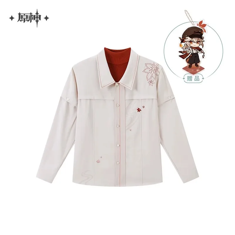 [Genuine] Game Genshin Impact Kaedehara Kazuha Theme Impression Series Shirt Knit Set Cosplay Costume Anime Character Jacket