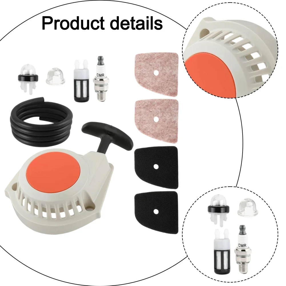 4149-190-4001 Lawnmower Starter Pulley And 41491201800 Air Filter Kit For FS94 For FS94, FS94C, FS94R Pull-out Air Filter Kit
