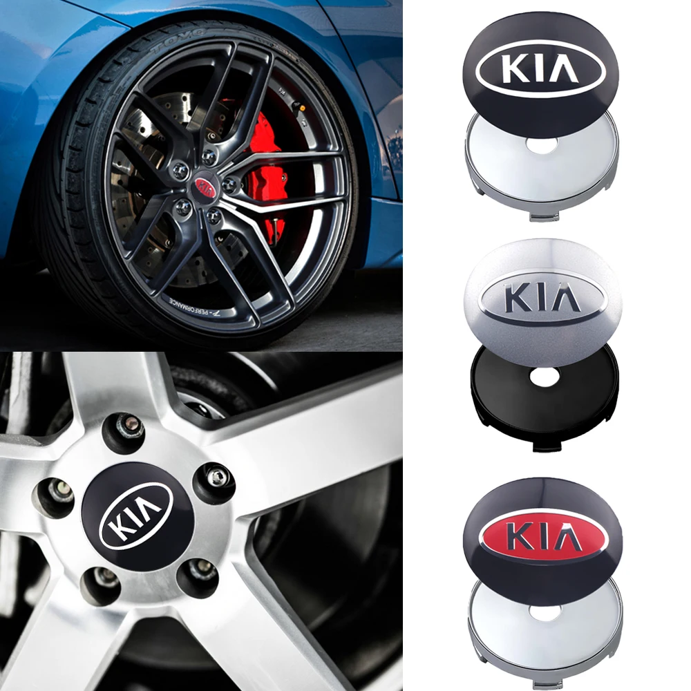 

4psc/set 65/68mm Car Wheel Center Hub Caps Logo Cover For Kia K1 K2 K3 K4 K5 K6 K7 K9 Stonic Stinger Venga Carens Mohavi Borrego