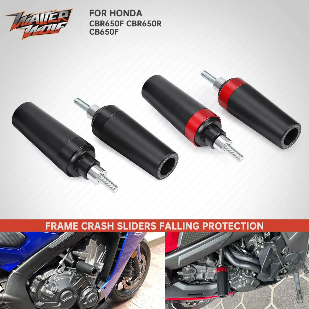 

CB CBR 650F 650R Motorcycle Frame Sliders For Honda CBR650R CB650F CBR650F 2014-2023 Fairing Crash Slider Falling Protection