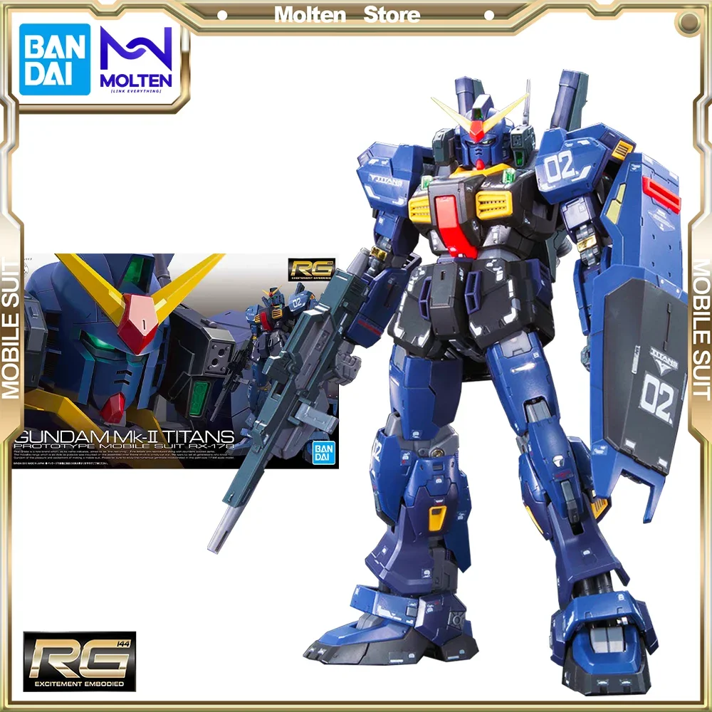 

BANDAI 1/144 RG RX-178 Gundam MK2 Mk-II Titans Zeta Gundam Gunpla Model Kit Assembly/Assembling