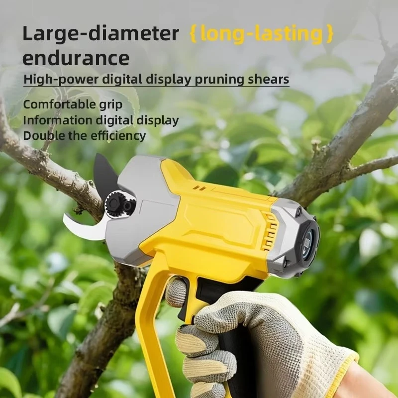 Electric Garden Pruning Shears Are for Pruning Trees and Flowers