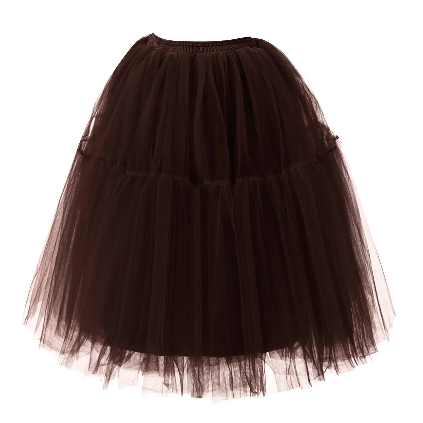 تنورات رقص من التول للسيدات ، تنورات باليه ذات ثنيات شبكية ، تنورات قصيرة منفوشة ، تنورة قصيرة من الأميرة لوليتا منتفخة لحفلة موسيقية ، بلون واحد