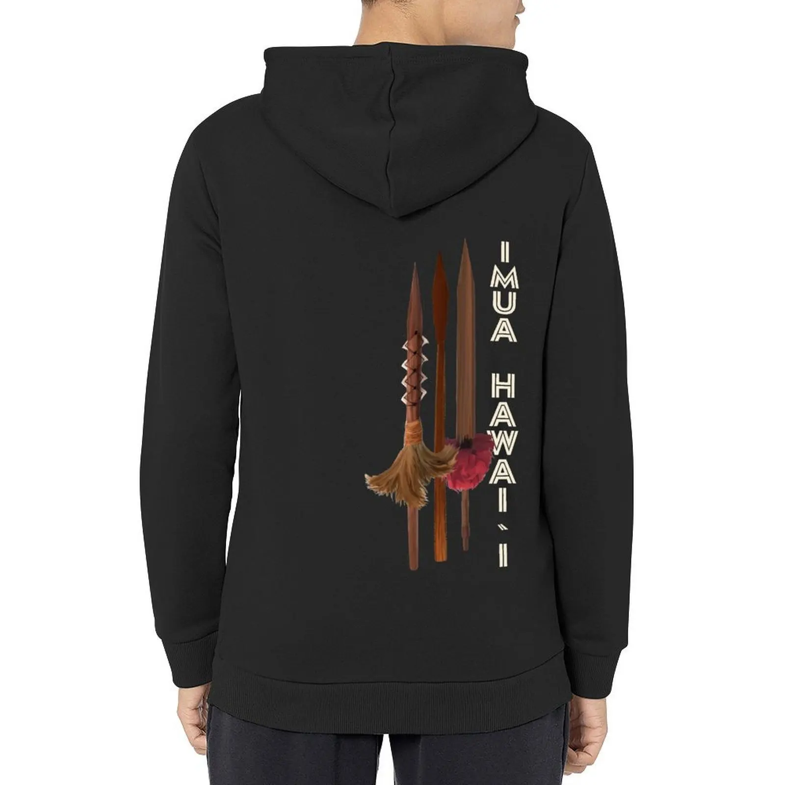 

Hawaiian Spears -- IMUA Hawai`i Ihe Hawai`i Koa Hoodie men's coat graphic t shirts men korean autumn clothes hoodie oversize