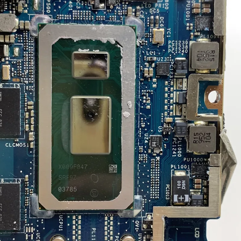 CN-0VM0F7 0VM0F7 VM0F7 Moederbord Voor DELL 7400 Laptop Moederbord LA-G441P Met SRF9Z I5-8365U CPU 100% Volledige Getest Werken Goed