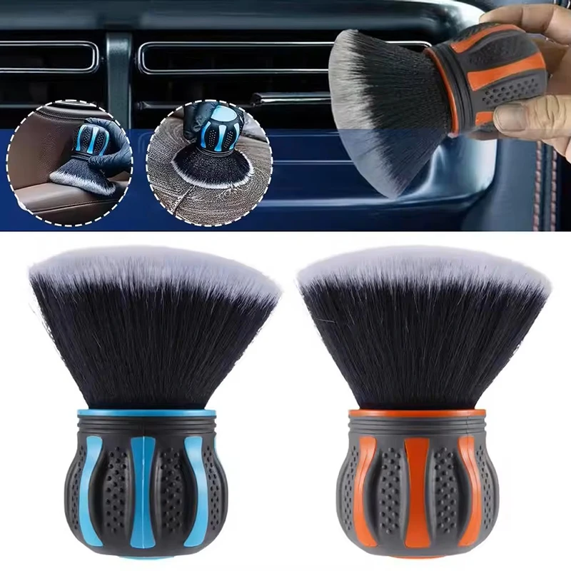 Auto-Detailing-Bürsten mit Aufbewahrungsständer, weiche Borsten, Auto-Innenraum-Staubreiniger, Auto-Detail-Bürste, Reinigungswerkzeug – Detail 3