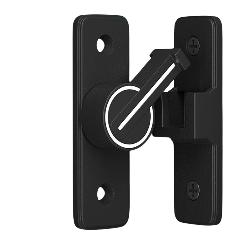 Luminous Barn Door Lock 90 Degree Sliding Barn Door Latch Heavy Duty  90 Degree Door Bolt Latch Lock for Bathroom Garage Window