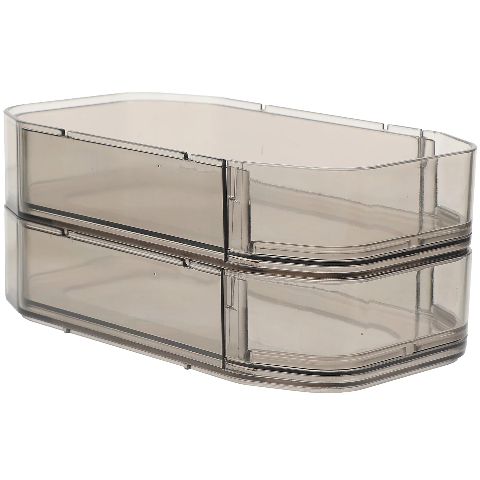 

Drawer Storage Box Desk Organizer Plastic Makeup Tabletop Storage Case Stationery Office Supplies Design