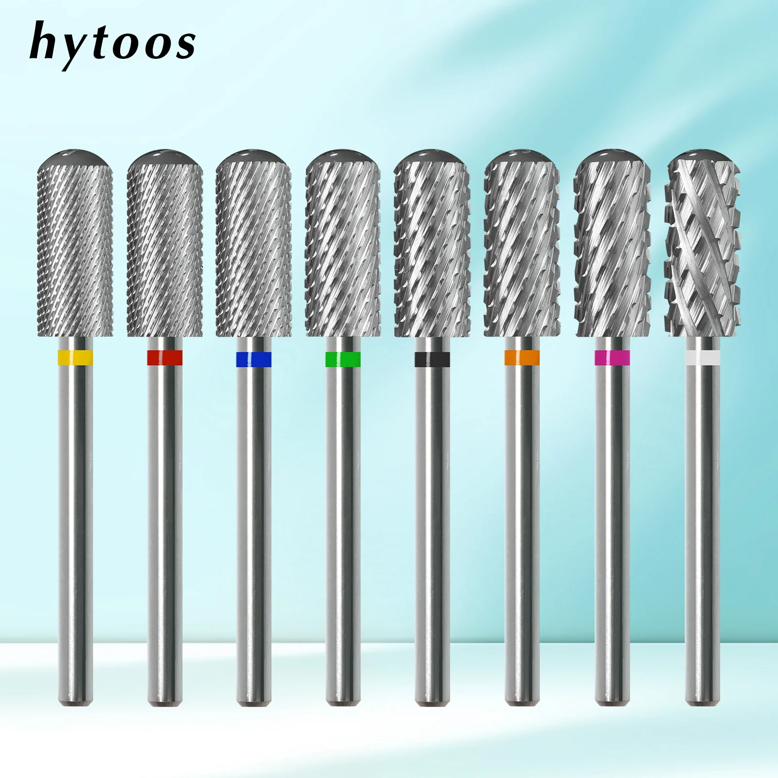 HYTOOS 5.35mm Safety Barrel Nail Drill Bit – Pro Gel Polish Removal Bit for Electric Nail Files Fast & Safe Acrylic & Poly Gel