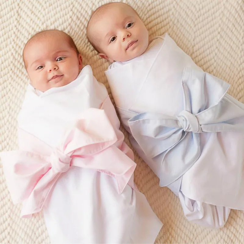 Newborn Photo Props Wraps&Photography Bowknot DIY Infant Photo Swaddle Photography Props Wraps for Girl Boy DropShipping