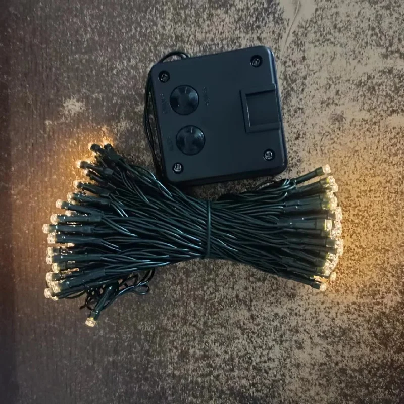 أضواء الجنية الشمسية 50/100/200 LED في الهواء الطلق مقاوم للماء شارع جارلاند منازل عيد الميلاد حديقة زينة سلسلة قطاع سلسلة #1