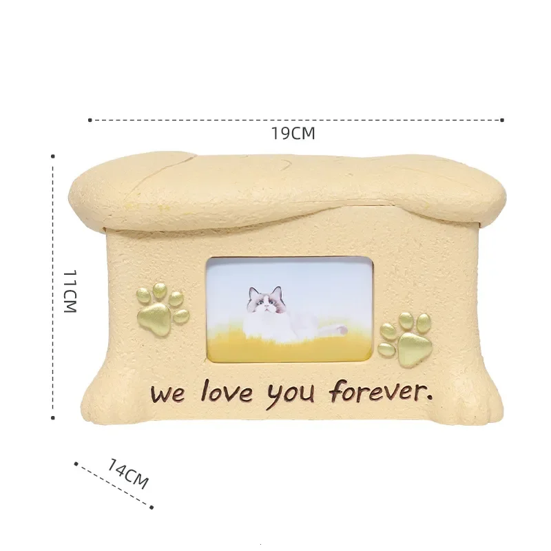 Cremation Pet Urn for Dog and Cat Ashes, Eco-Friendly Resin Memorial Cremation, High Quality