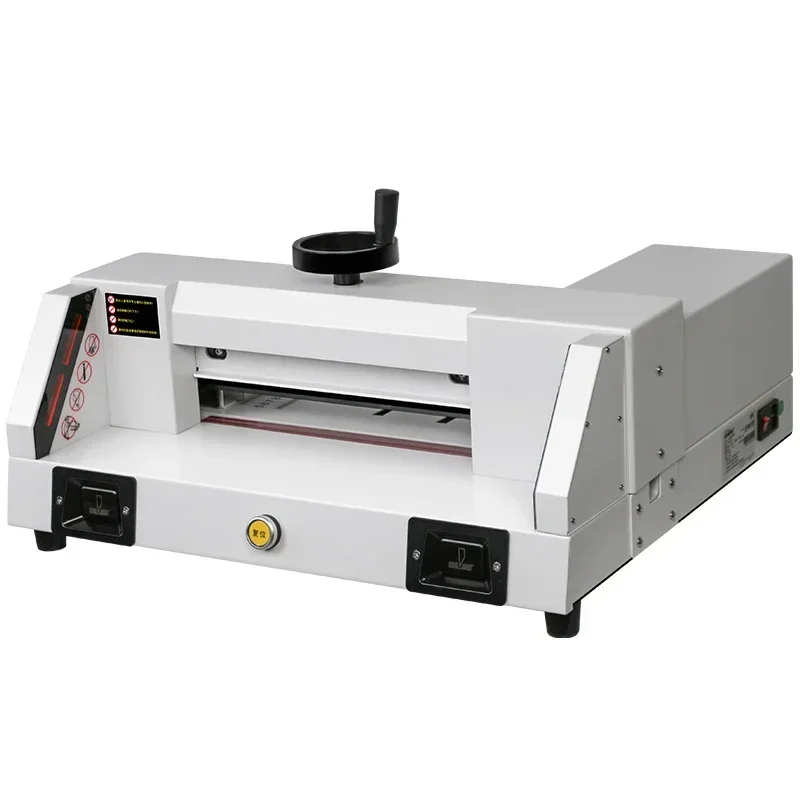220v Electric QZ320 Desktop Electric Paper Cutter Automatic Paper Cutter Heavy Paper Cutter Document Tender